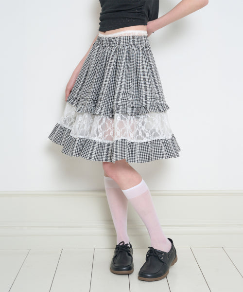 SKIRT GREY - 2 COLORS BLACK