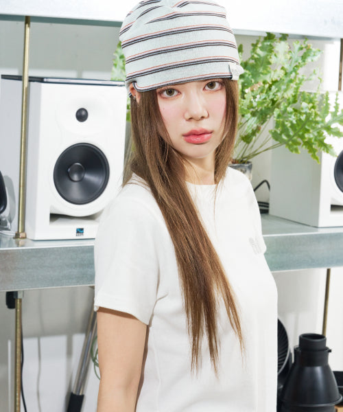 NN LABEL STRIPE BEANIE - 9 COLORS MINT