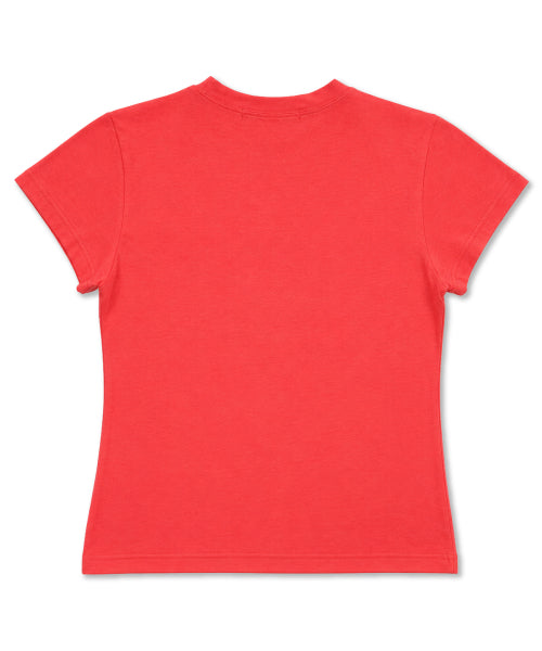 HORSE GRAPHIC PASTEL SLIM T-SHIRT - 3 COLORS RED