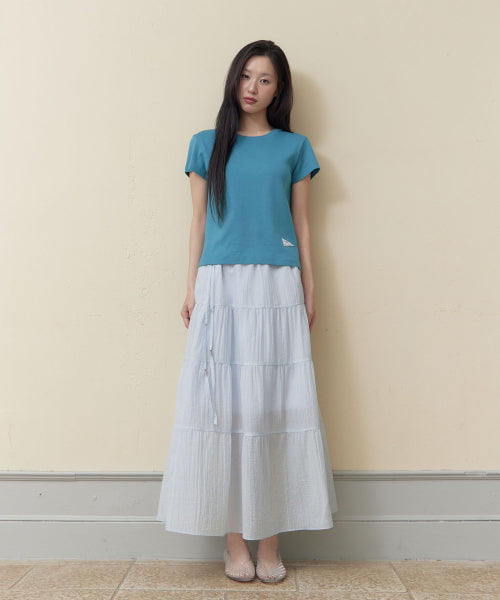 90S ESSENTIAL COTTON T-SHIRT AS SHOWN