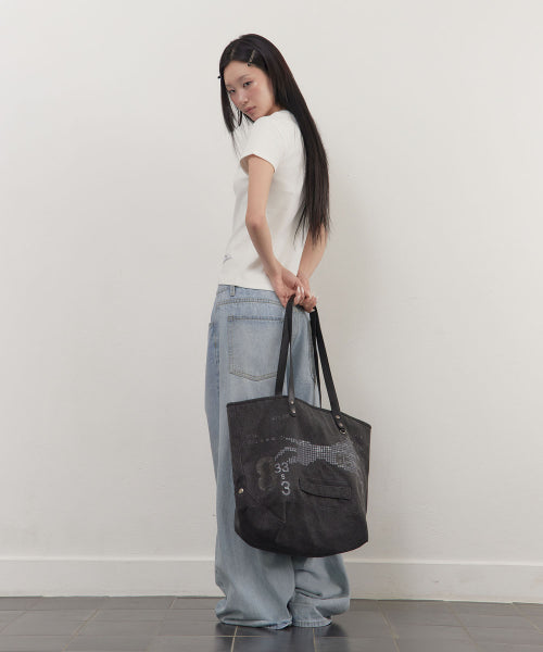 HORSE PRINT COTTON BAG - 2 COLORS