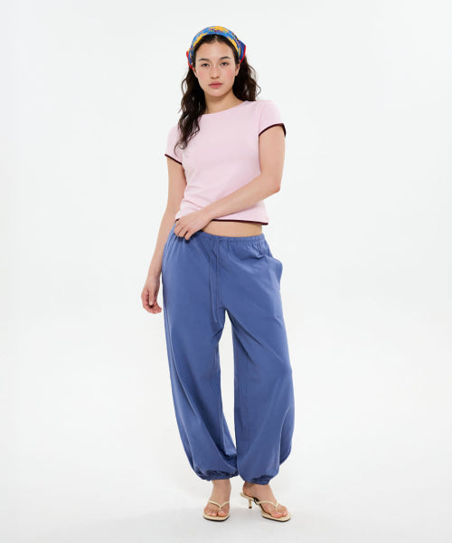 ALL DAY SLIM FIT LAYERED TOP - 9 COLORS PINK