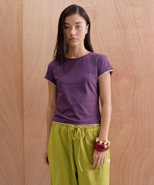 ALL DAY SLIM FIT LAYERED TOP - 9 COLORS AS SHOWN
