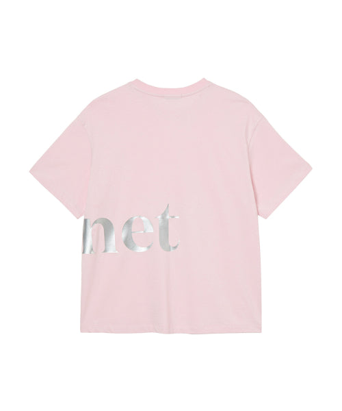SILVER LOGO T SHIRT - 4 COLORS PINK