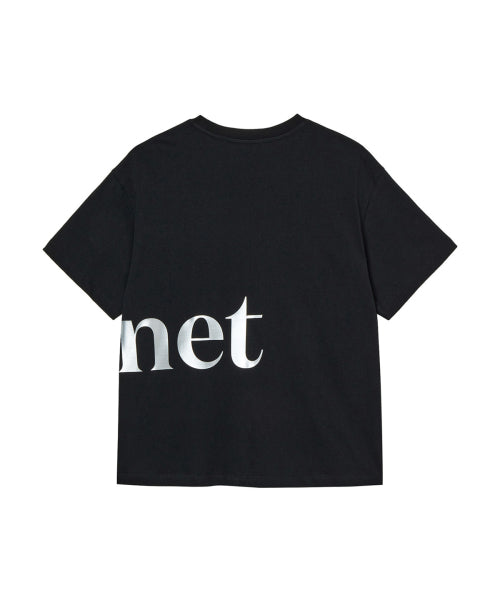 SILVER LOGO T SHIRT - 4 COLORS BLACK