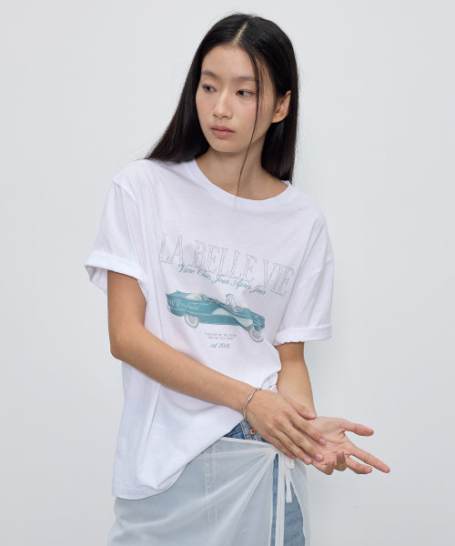 GRAPHIC LOOSE FIT SHORT SLEEVE TEE - 3 COLORS
