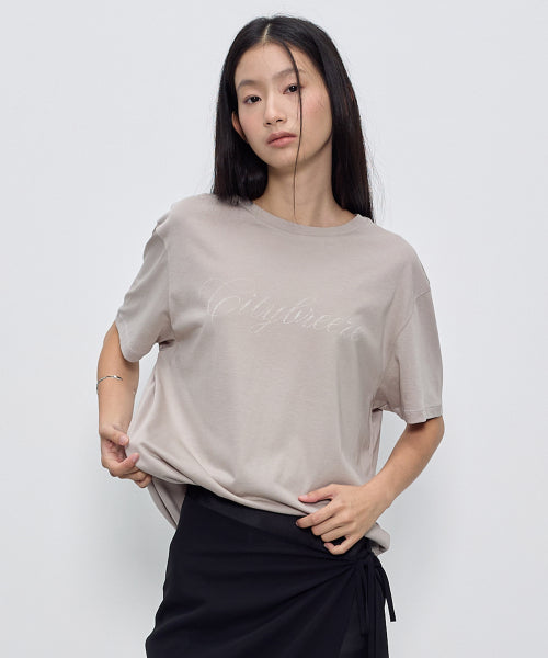 VINTAGE LOGO GRAPHIC LOOSE FIT SHORT SLEEVE TEE - 5 COLORS