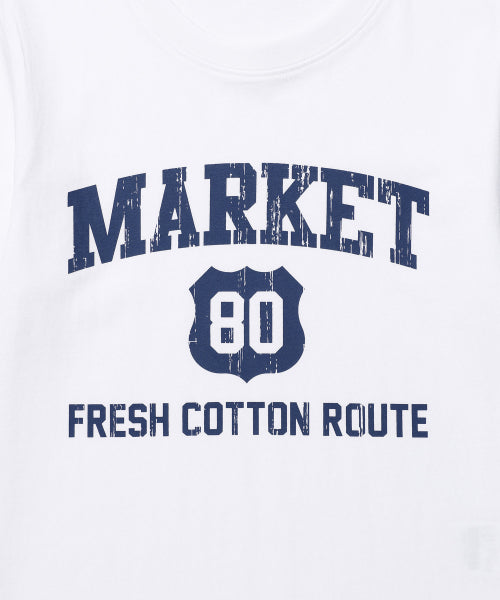 MARKET COLLEGE T-SHIRT - 4 COLORS WHITE