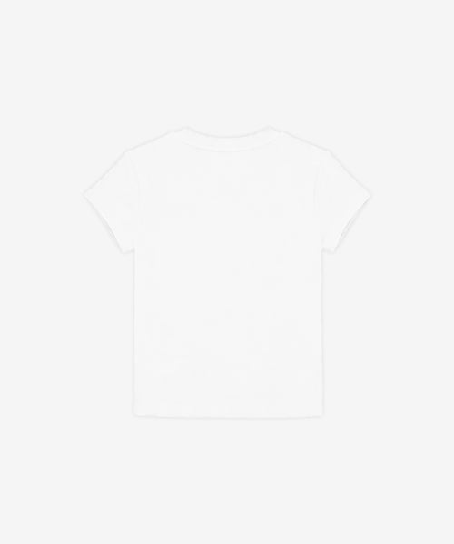 GLITTER FLOW TEE - 7 COLORS WHITE