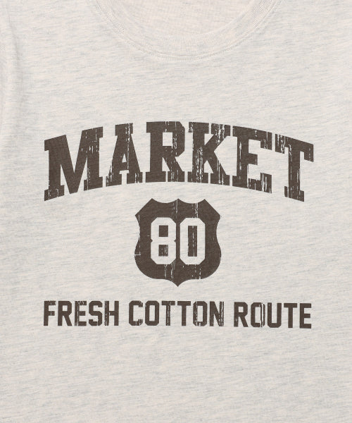 MARKET COLLEGE T-SHIRT - 4 COLORS OATMEAL