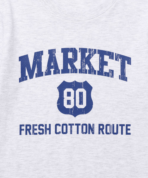 MARKET COLLEGE T-SHIRT - 4 COLORS GREY