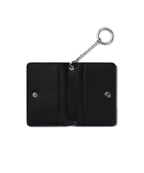 SOFT CARD KEYRING LEOPARD - 2 COLORS BLACK