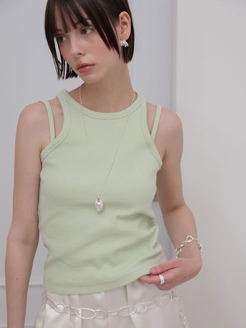 MEENDERI CURVE STRAP SLEEVELESS - 4 COLORS MINT