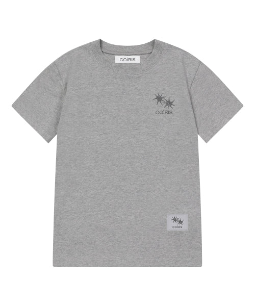 BACK LOGO SHORT SLEEVE TEE - 4 COLORS BLACK