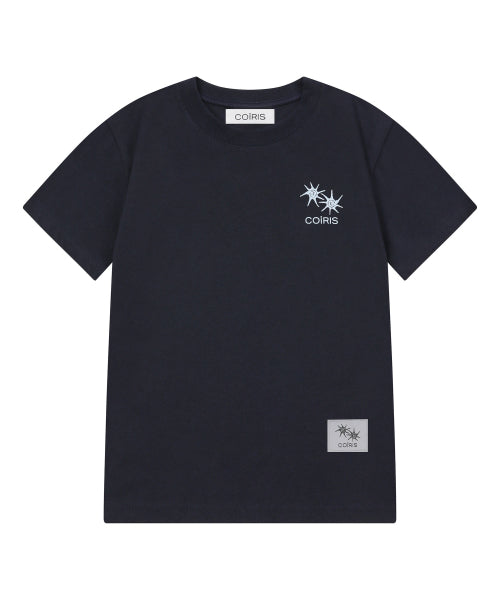 BACK LOGO SHORT SLEEVE TEE - 4 COLORS BLACK