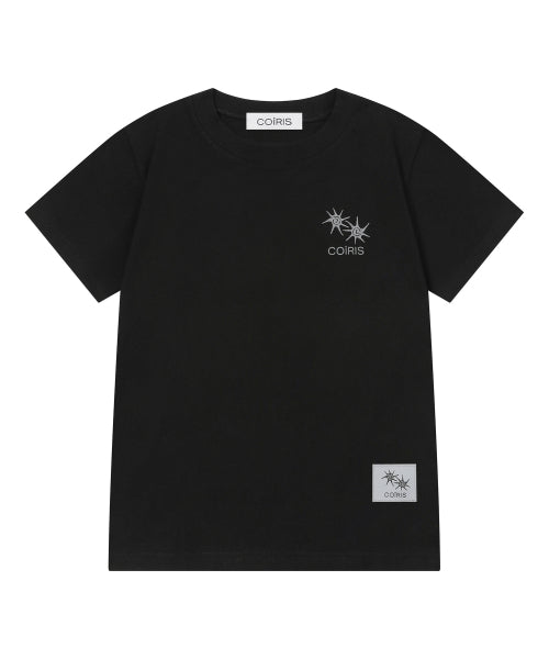 BACK LOGO SHORT SLEEVE TEE - 4 COLORS BLACK