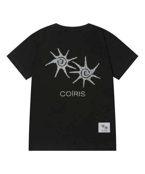 BACK LOGO SHORT SLEEVE TEE - 4 COLORS BLACK