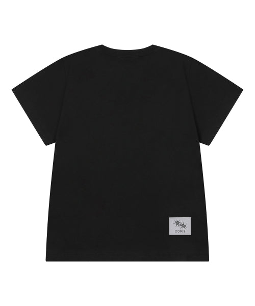 SHORT SLEEVE TEE - 3 COLORS BLACK