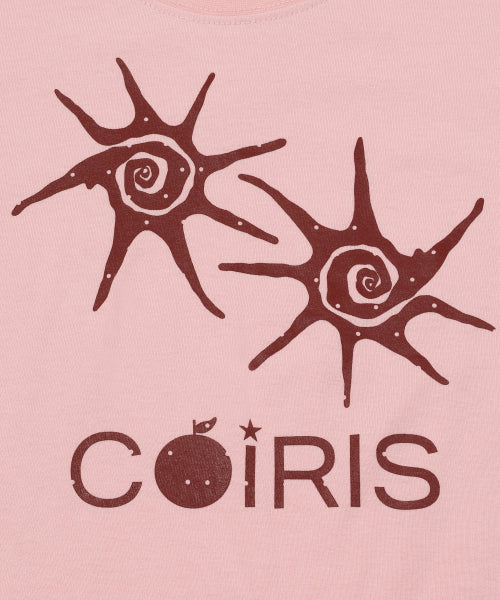 DOT SHORT SLEEVE TEE - 2 COLORS PINK