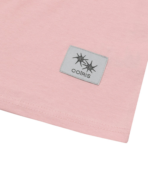 DOT SHORT SLEEVE TEE - 2 COLORS PINK
