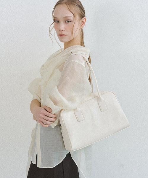 SIG SHOULDER BAG - 2 COLORS WHITE