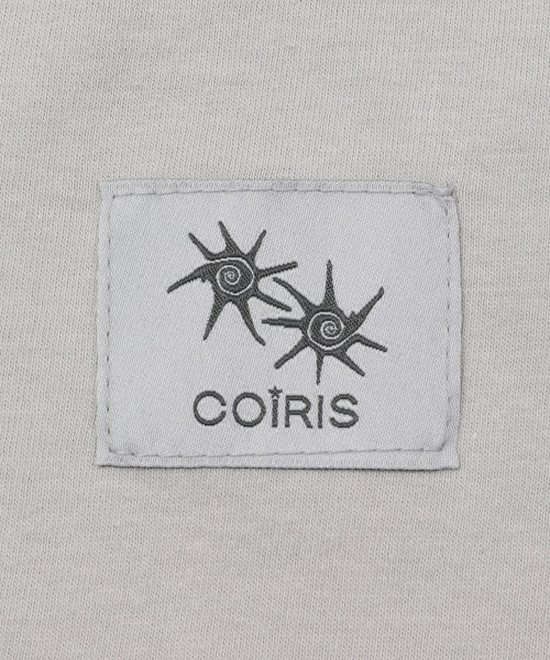 LETTERING CONTRAST SHORT SLEEVE TEE GREY