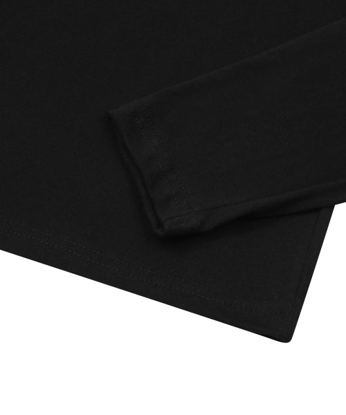 LONG SLEEVE TEE - 2 COLORS BLACK