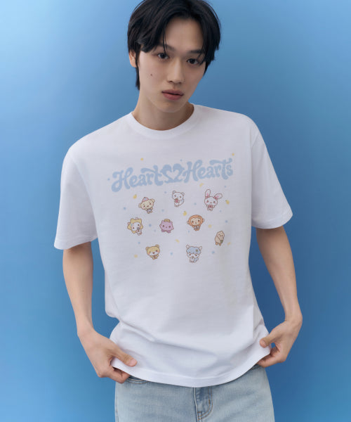 [ ] HEARTS2HEARTS T-SHIRT [ ] WHITE