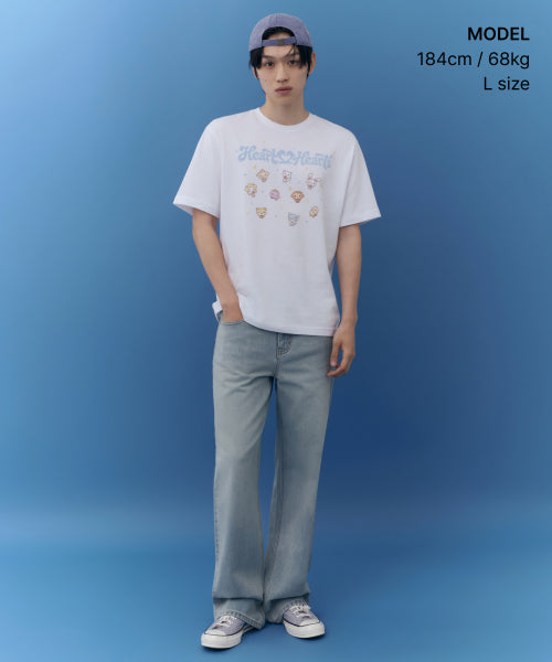 [ ] HEARTS2HEARTS T-SHIRT [ ] WHITE