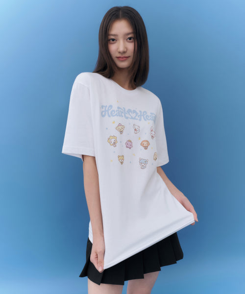 [ ] HEARTS2HEARTS T-SHIRT [ ] WHITE