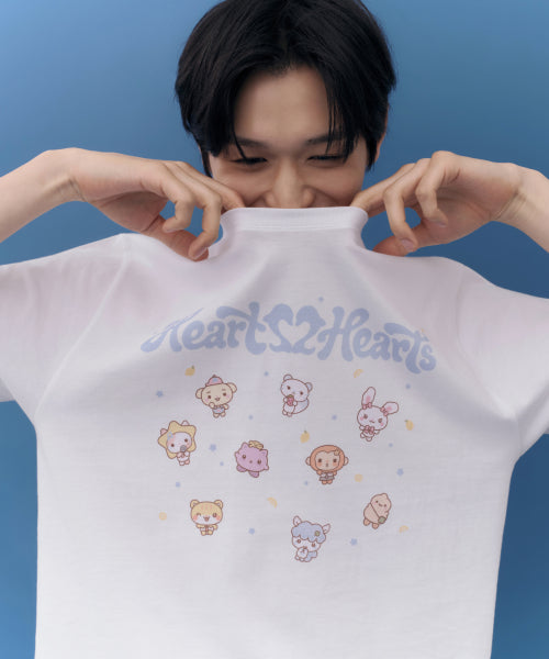 [ ] HEARTS2HEARTS T-SHIRT [ ] WHITE