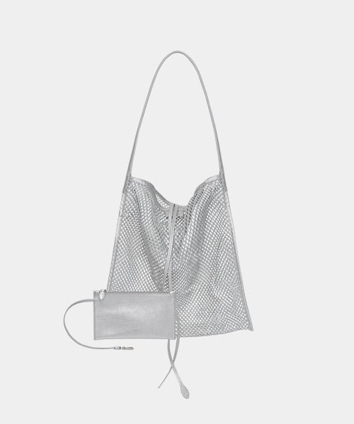 MESH BAG - 2 COLORS SILVER