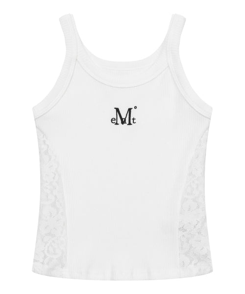 LACE SLEEVELESS - 3 COLORS BLACK