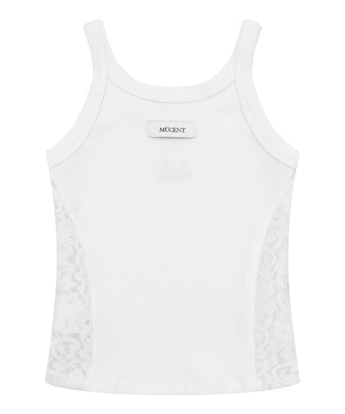 LACE SLEEVELESS - 3 COLORS BLACK