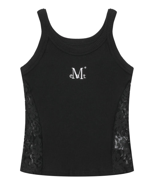 LACE SLEEVELESS - 3 COLORS BLACK