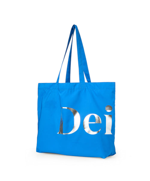 POINT LOGO SHOULDER BIG BAG - 5 COLORS BLUE