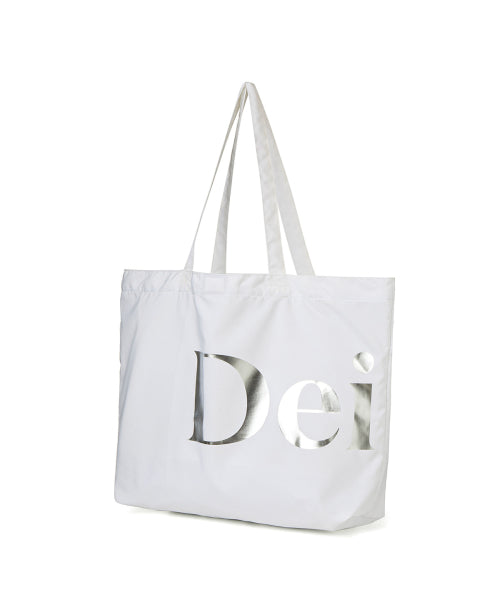 POINT LOGO SHOULDER BIG BAG - 5 COLORS WHITE