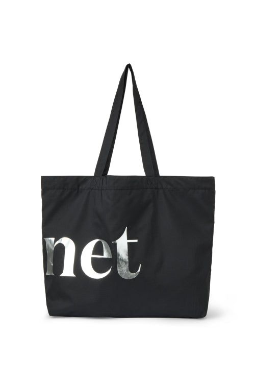 POINT LOGO SHOULDER BIG BAG - 5 COLORS BLACK