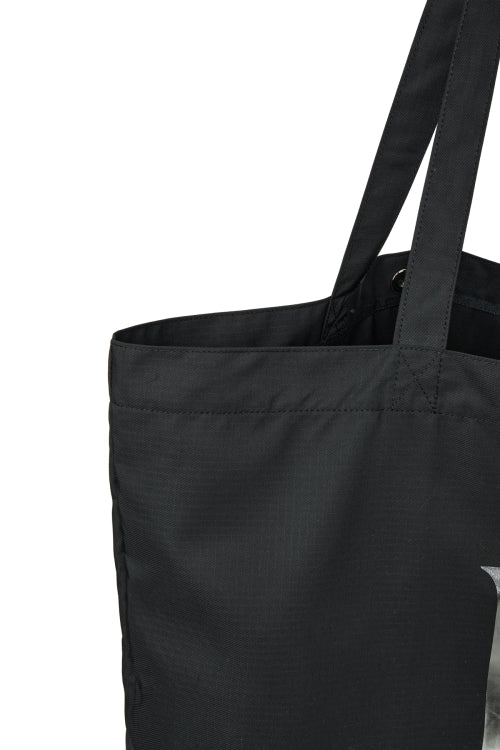 POINT LOGO SHOULDER BIG BAG - 5 COLORS BLACK