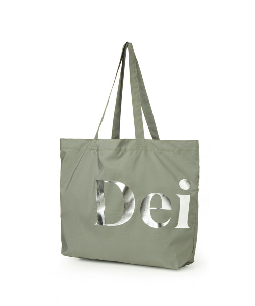 POINT LOGO SHOULDER BIG BAG - 5 COLORS KHAKI