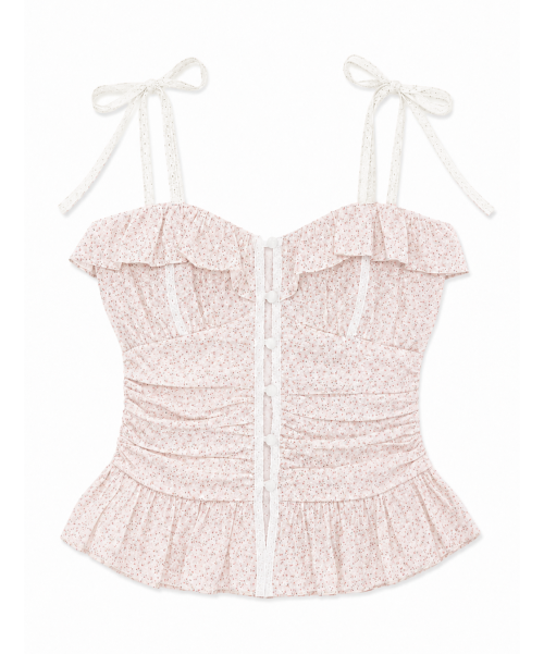 FLOWER TOP - 2 COLORS PINK