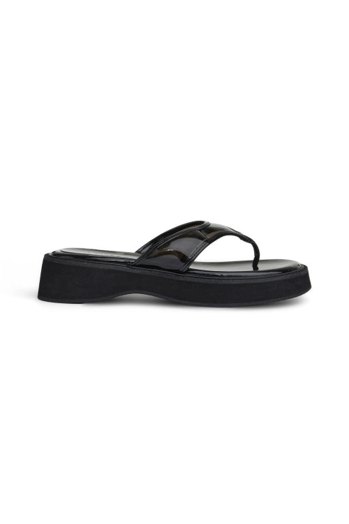 JELLY FLIP FLOP - 6 COLORS BLACK