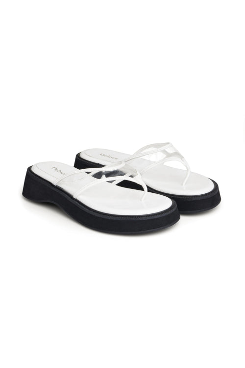 JELLY FLIP FLOP - 6 COLORS WHITE