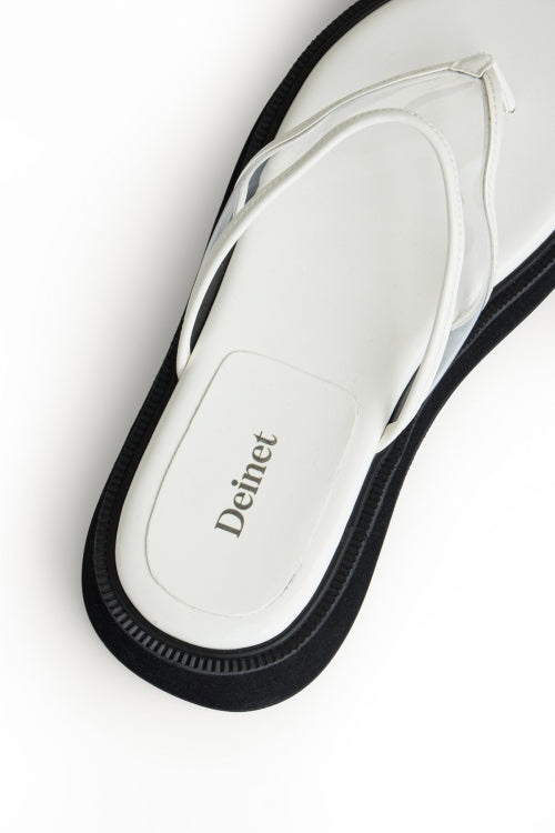 JELLY FLIP FLOP - 6 COLORS WHITE