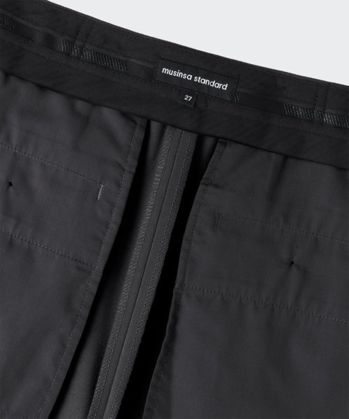 WOMENS WIDE HIDDEN BANDING SLACKS #韓韶禧同款! - 4 COLORS GREY