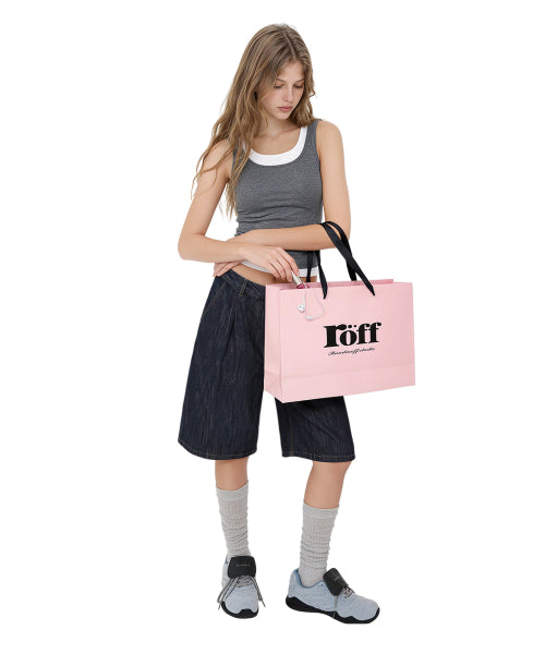 BERMUDA DENIM SHORTS AS SHOWN