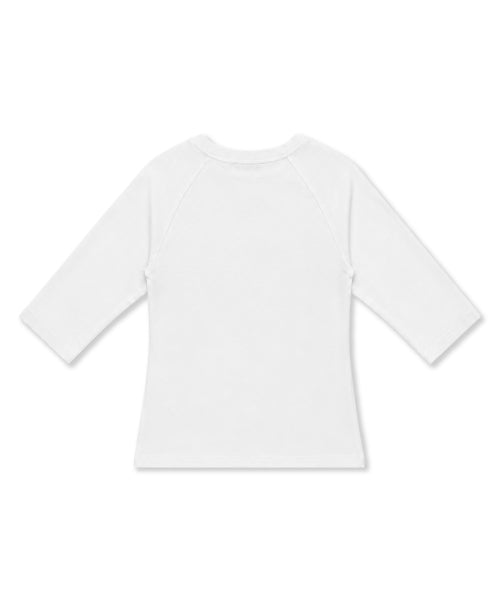3/4 SLEEVE T-SHIRT - 2 COLORS IVORY