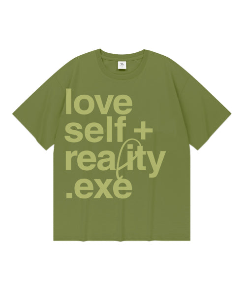 LOVE SELF OVERFIT TEE - 4 COLORS WHITE