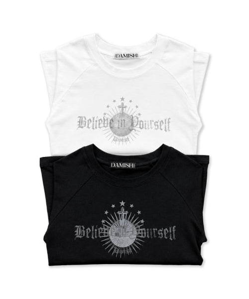 3/4 SLEEVE T-SHIRT - 2 COLORS BLACK