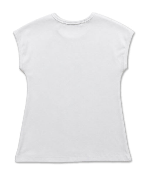 STRIPE STAR SLEEVE T-SHIRT - 3 COLORS WHITE